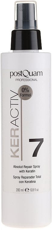 Keratin Hair Lotion Spray - PostQuam Keractiv Absolut Repair Spray With Keratin  — photo N1