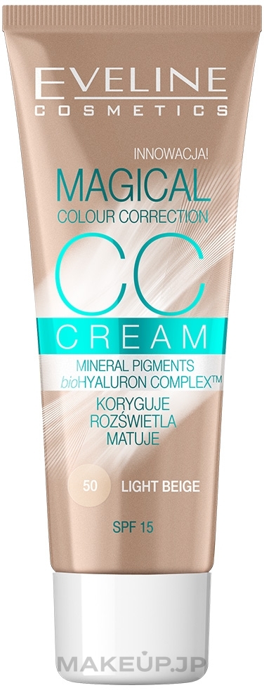 Foundation - Eveline Cosmetics Magical CC Cream SPF15 — photo 50 - Pastel