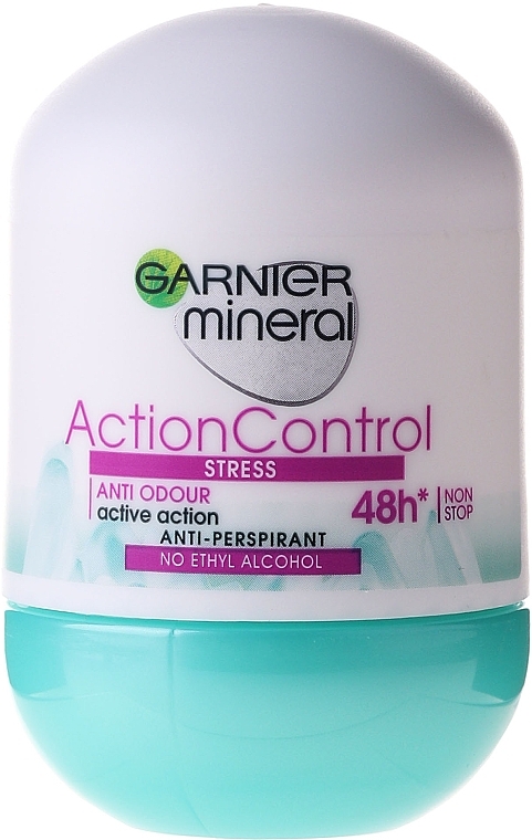 Roll-on Deodorant - Garnier Mineral Action Control Stress 48h Deodorant — photo N1