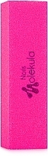 4-Sided Nail Buffer M-32, pink neon, 120/120 - Nails Molekula — photo N1