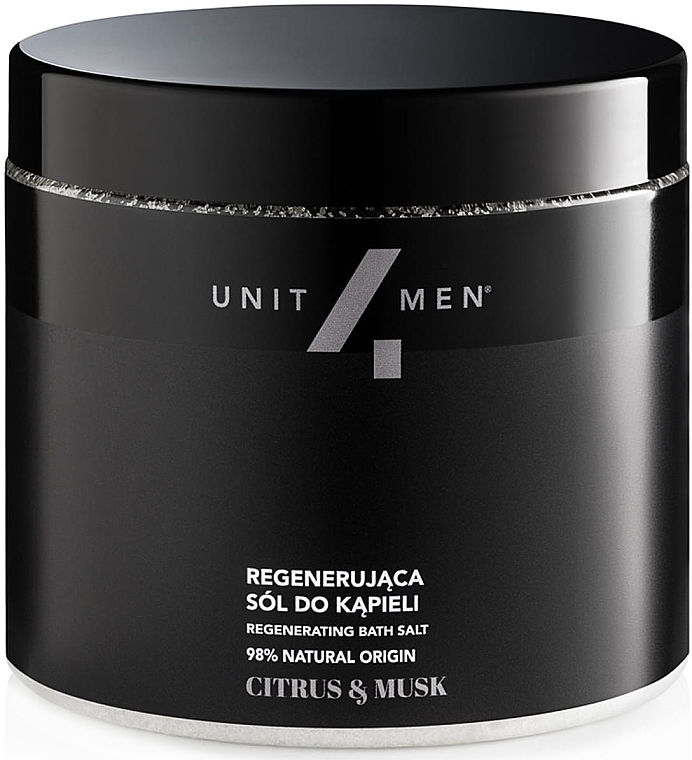 Regenerating Bath Salt - Unit4Men Citrus & Musk Regenerating Bath Salt — photo N1