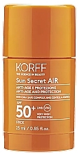 Fragrances, Perfumes, Cosmetics アンチエイジング 日焼け止め スティック - Korff Sun Secret Air Anti-Age and Protection Stick SPF 50+