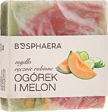 Fragrances, Perfumes, Cosmetics Natural Soap "Cucumber and Melon" - Bosphaera
