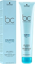 Moisturizing Curly Hair Cream - Schwarzkopf Professional Bonacure Hyaluronic Moisture Kick Curl Power 5  — photo N1