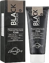 Black Charcoal Face Cleansing Foam - Grace Day Black Powder Charcoal Pore Facial Foam — photo N2