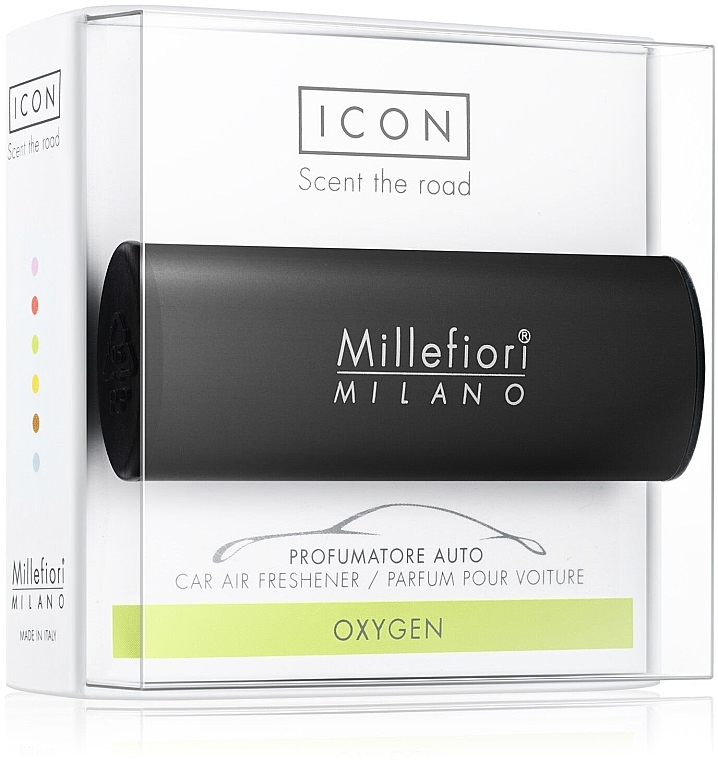 Car Air Freshener 'Classic: Oxygen' - Millefiori Milano Icon Car Classic Fragrance Oxygen — photo N2