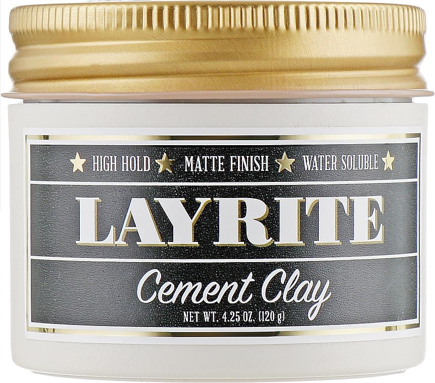 Hair Styling Clay - Layrite Cement Hair Clay — photo N3