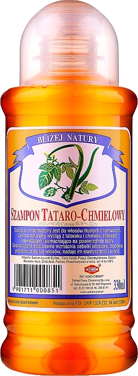 Hair Shampoo "Tatar Potion & Hop" - Achem Popular Tatar and Hops Shampoo — photo N1