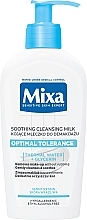 Fragrances, Perfumes, Cosmetics Makeup Remover Milk - Mixa Optimal Tolerance Cleansing Milk
