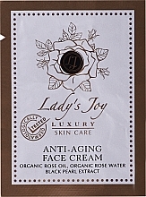 GIFT! Anti-Wrinkle Face Cream - Bulgarian Rose lady's Joy Luxury Anti-Aging Face Cream (sample) — photo N1