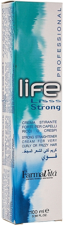 Straightening Hair Cream - Farmavita Life Liss Strong — photo N1