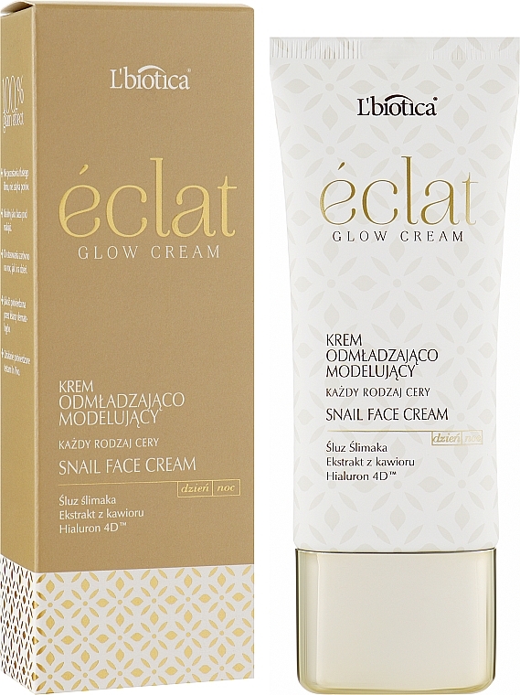 Rejuvenating & Modeling Face Cream - L'biotica Eclat Clow Cream — photo N4