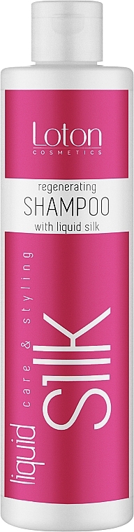 Repairing Liquid Silk Shampoo - Loton Shampoo With Liquid Silk — photo N1