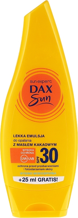 Emulsion with Cocoa Butter - Dax Sun Body Emulsion SPF 30  — photo N1