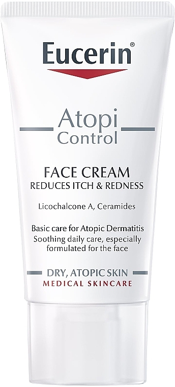 Nourishing Face Cream for Atopic Skin - Eucerin AtopiControl Face Care Cream — photo N1