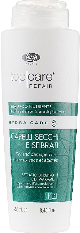 Intensive Nourishing Shampoo - Lisap Top Care Repair Hydra Care Nourishing Shampoo — photo N1
