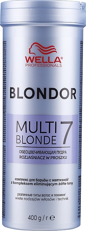 Bleaching Powder - Wella Professionals Blonde Multi Blonde 7 Powder Lightener — photo N1