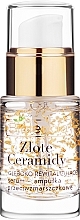 Fragrances, Perfumes, Cosmetics Golden Ceramide & Multipeptide Ampoule Serum - Bielenda Golden Ceramides Ampoule Serum
