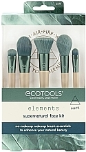 Makeup Brush Set - EcoTools Elements Collection Supernatural Face Kit — photo N3