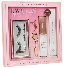 Fragrances, Perfumes, Cosmetics Lola's Lashes Into U Hybrid Magnetic Eyelash Kit (eyeliner/3ml + remover/2.5ml + eyelashes/2pcs + applicator) - Set