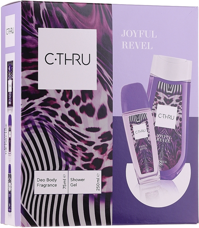 C-Thru Joyful Revel - Set (deo/spray/75ml + sh/gel/250ml) — photo N1