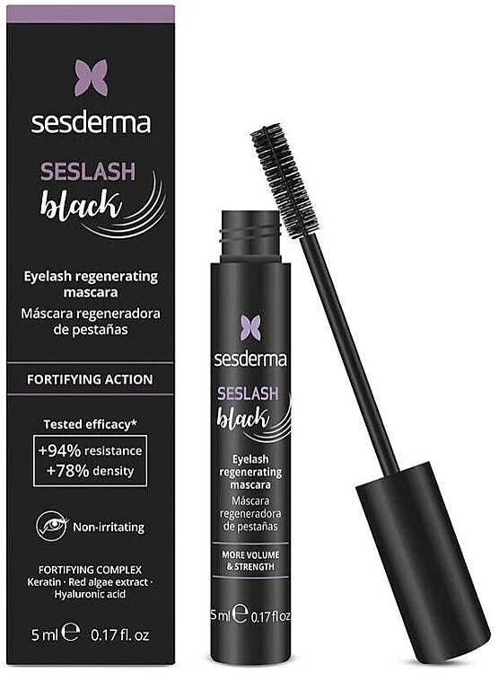 SesDerma Laboratories Seslash Black Eyelashes Regenerating Mascara - Regenerating Mascara — photo N1