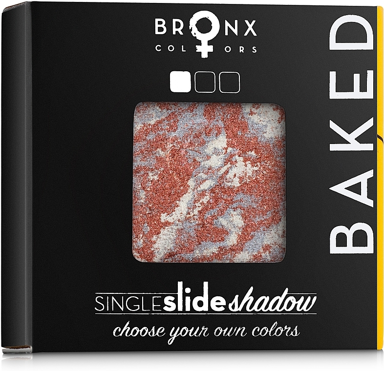 Eyeshadow - Bronx Colors Baked Single Slide Shadow — photo N1