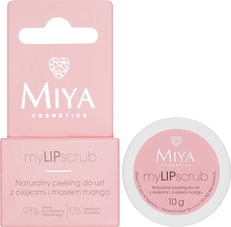 Mango Oil Lip Scrub - Miya Cosmetics myLIPscrub — photo N2