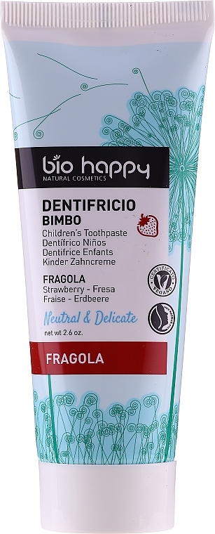 Kids Toothpaste - Bio Happy Neutral&Delicate Toothpaste Baby — photo N1