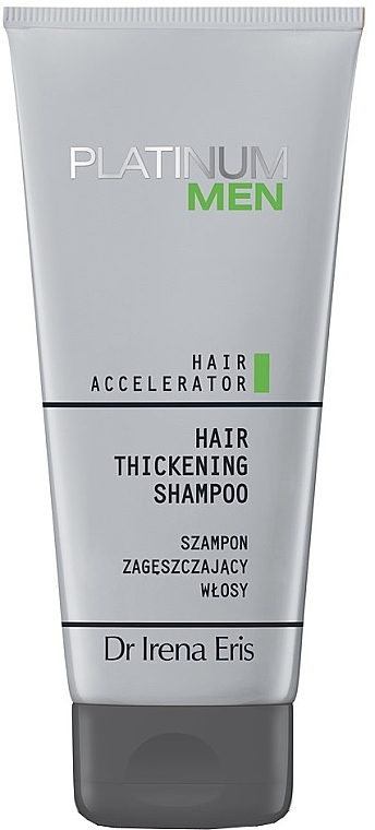 Shampoo for Thin Hair - Dr Irena Eris Platinum Men Hair Accelerator Hair Thickening Shampoo — photo N1