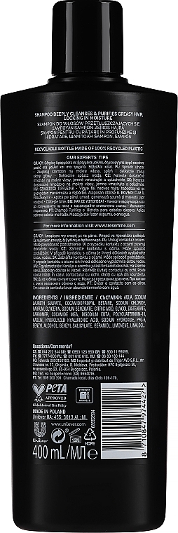 Oily Hair Shampoo - Tresemme Purify & Hydrate Hair Shampoo — photo N2