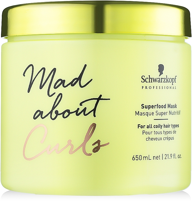 Mask for Very Curly Hair - Schwarzkopf Professional Mad About Curls Superfood Mask — photo N1