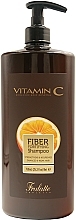 Weak & Damaged Hair Strengthening Shampoo - Frulatte Vitamin C Fiber Fortyfing Shampoo — photo N1