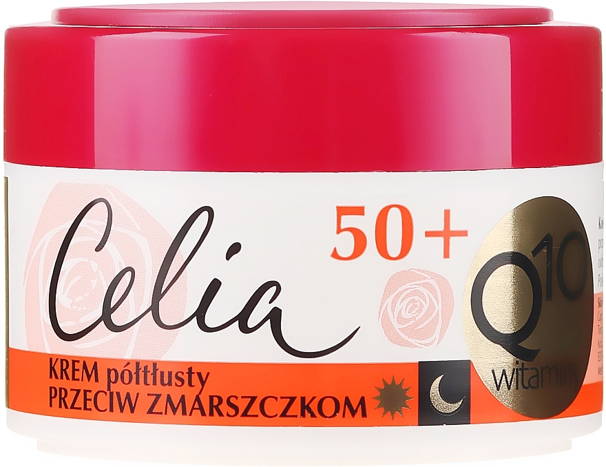 Anti-Wrinkle Cream - Celia Q10 Vitamin 50+ — photo N1