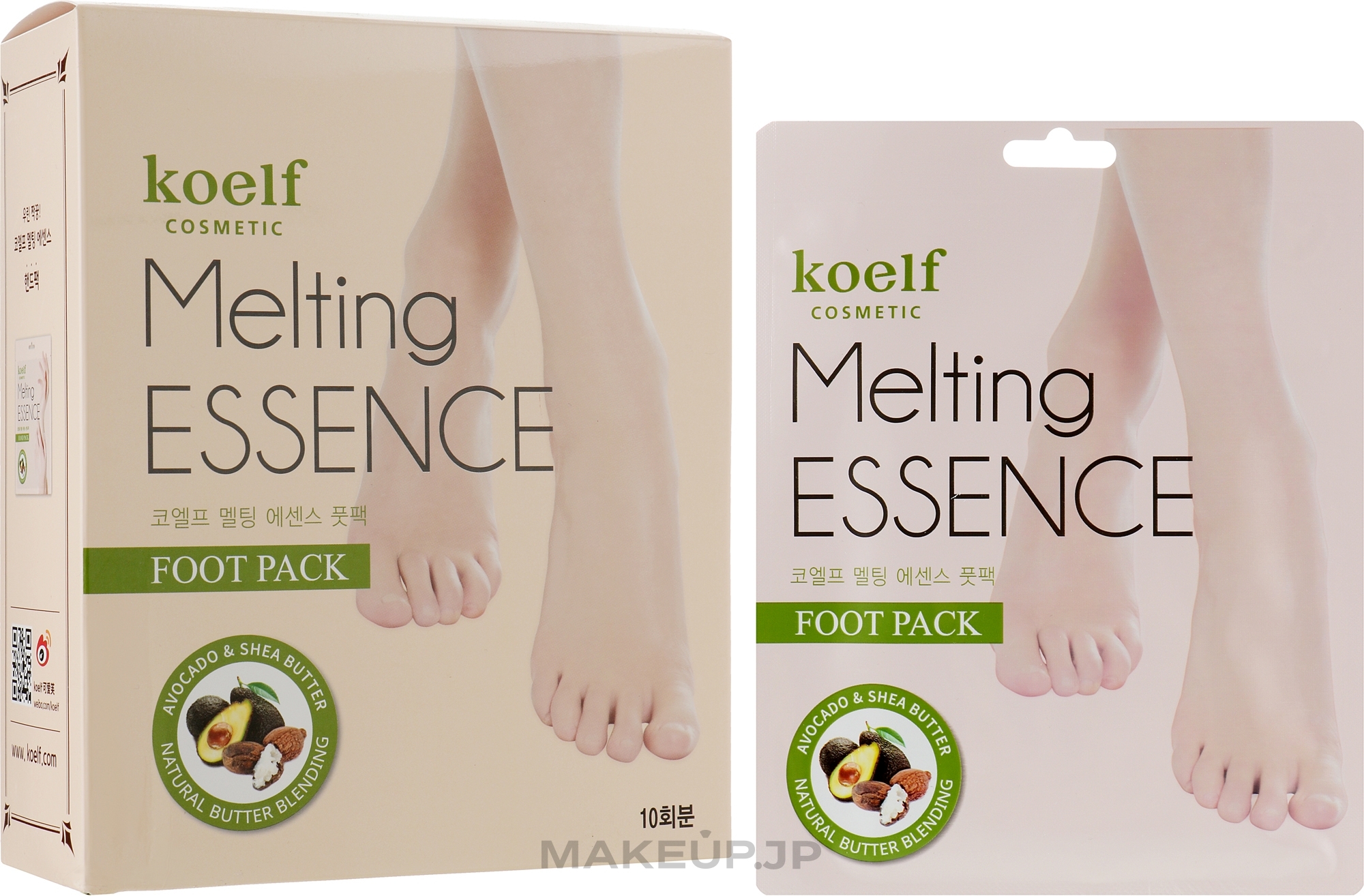 Foot Mask - Petitfee & Koelf Melting Essence Foot Pack — photo 10 szt.