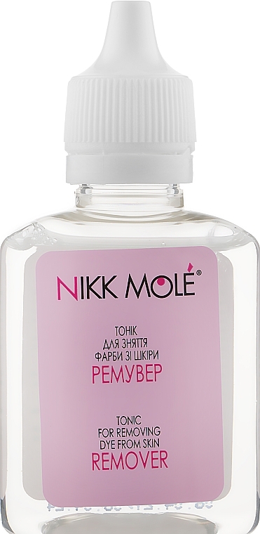 Color Stain Removing Tonic - Nikk Mole Tonic For Removing Dye From Skin — photo N4