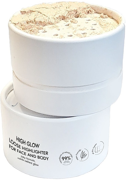 Face & Body Highlighter - Joko Pure High Glow Loose Highlighter For Face And Body — photo N3