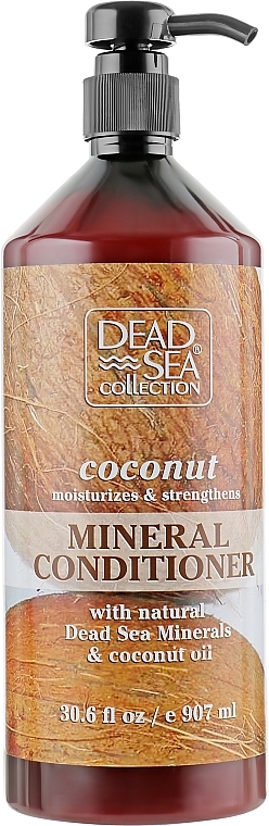 Dead Sea Minerals & Coconut Oil Conditioner - Dead Sea Collection Coconut Mineral Conditioner — photo N1