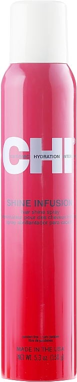 Thermoactive Shine Hair Spray - CHI Shine Infusion Thermal Polishing Spray — photo N1