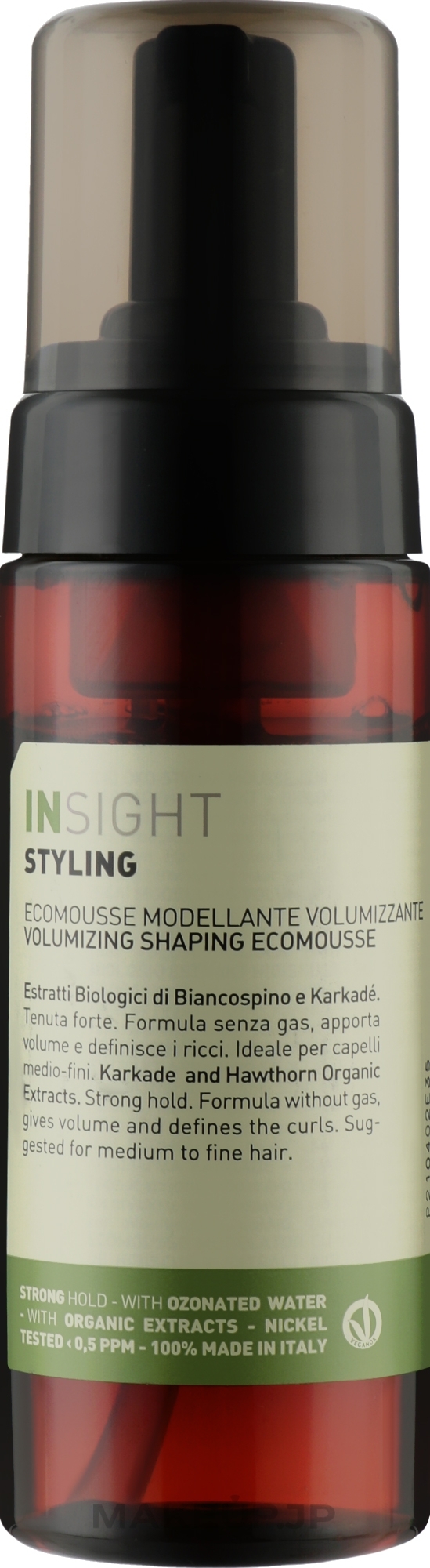 Volumizing Hair Styling Eco Mousse - Insight Styling Volumizing Ecomousse — photo 150 ml