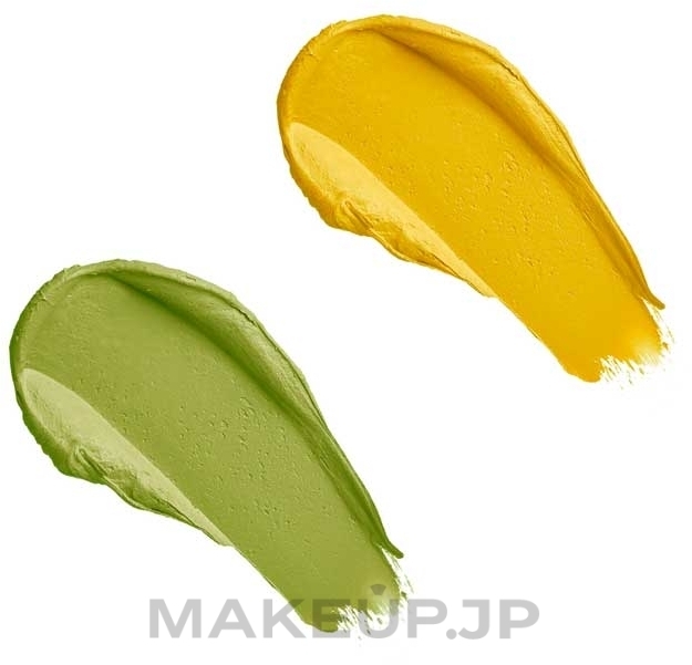 2in1 Corrector Stick - Makeup Revolution Colour Correct Stick Duo — photo Green And Yellow
