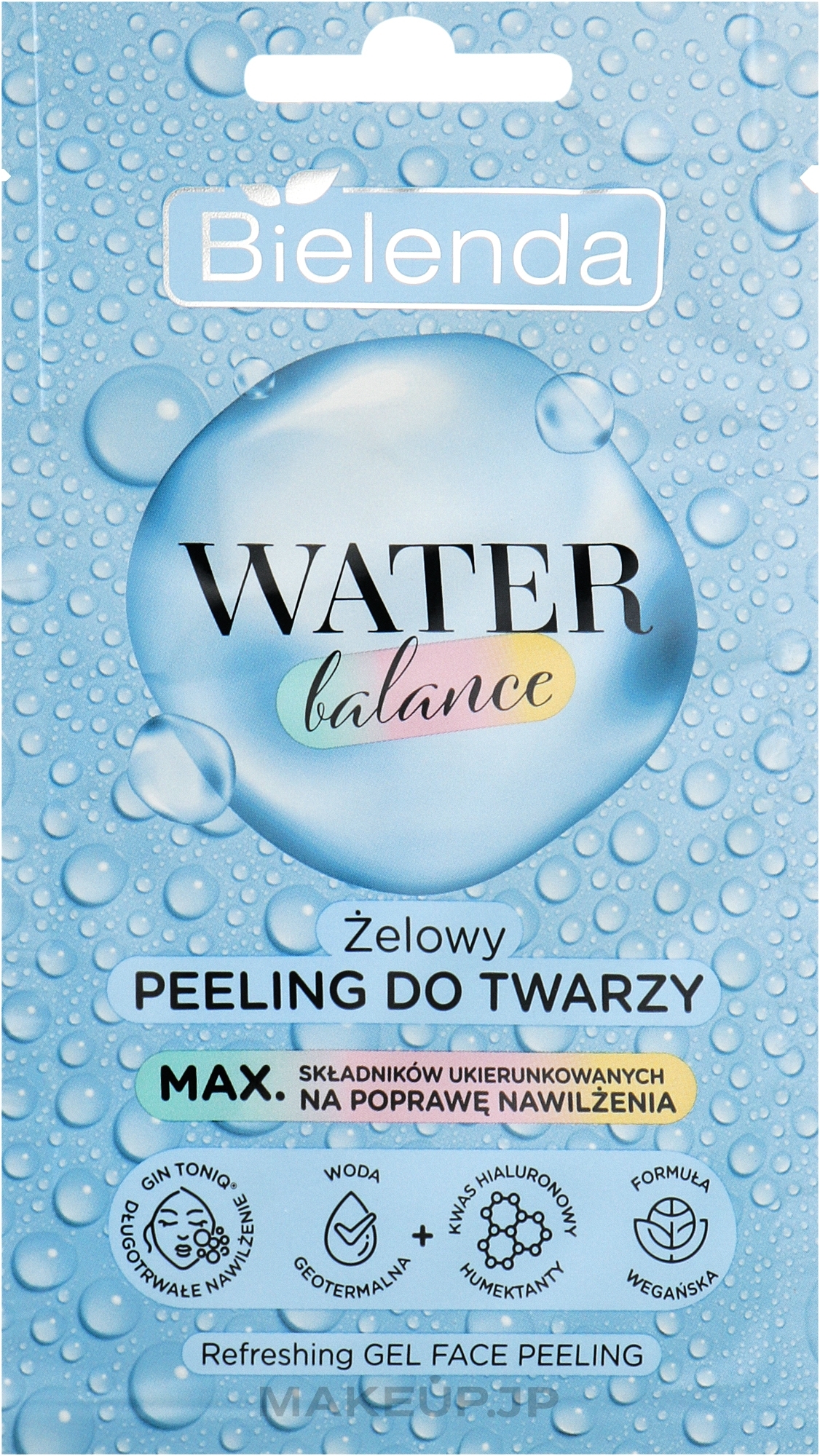 Refreshing Peeling Gel - Bielenda Water Balance Refreshing Gel Face Peeling — photo 7 g