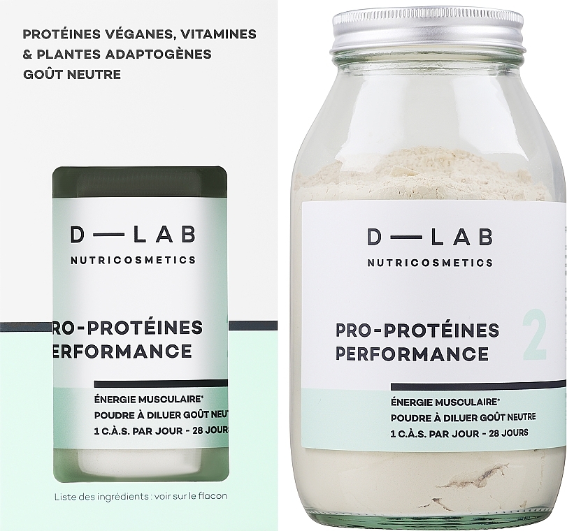 Pro-Protein Dietary Supplement - D-Lab Nutricosmetics Pro-Proteins Performance — photo N2