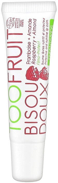 Lip Balm ‘Sweet Kiss. Raspberry and Almond’ - TOOFRUIT Bisou Doux Lip Balm Raspberry Almond — photo N1