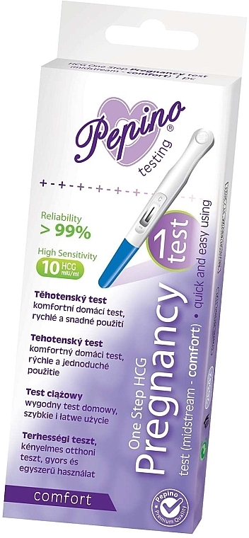 One-Step Pregnancy Test - Pepino Testing Comfort — photo N1