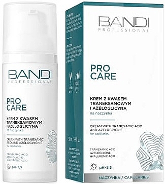 Face Cream with Tranexamic Acid & Azeloglicyn - Bandi Professional Pro Care Tranexamic Acid And Azeloglycine Face Cream — photo N1