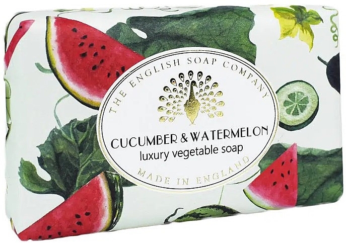 Cucumber & Watermelon Soap - The English Soap Company Vintage Collection Mango & Watermelon Soap — photo N1