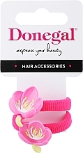 Fragrances, Perfumes, Cosmetics Hair Ties, FA-5659, hot pink flowers - Donegal