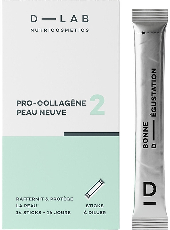 Collagen Dietary Supplement for Skin Health - D-Lab Nutricosmetics Pro-Collagen New Skin — photo N1