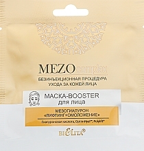 Fragrances, Perfumes, Cosmetics Mezo Hyaluron Face Mask 'Lifting + Rejuvenation' - Bielita MEZO complex Booster-Mask